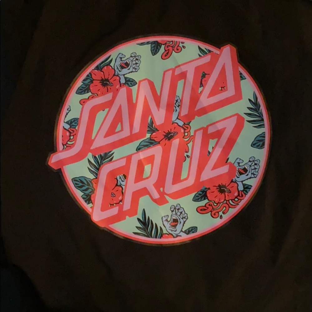 Original Santa Cruz Dot half zip hoodie